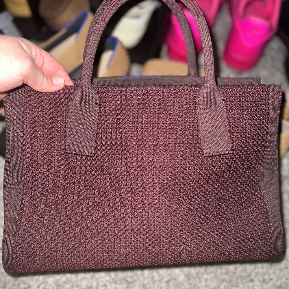 Rothy's Chic Burgundy Satchel